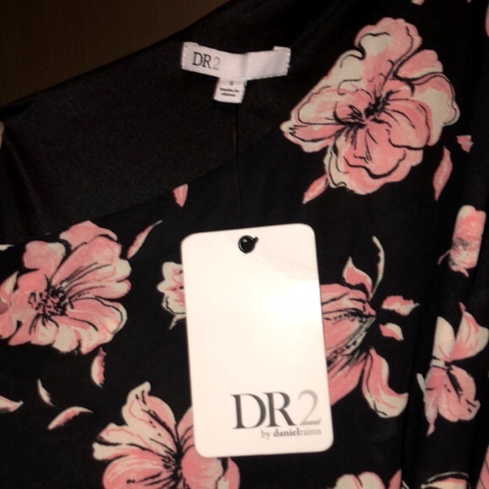 DR2 by Daniel Rainn One Shoulder Floral Dress - Picture 3 of 4